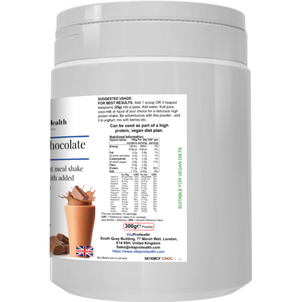 nutrishake chocolate left