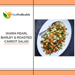 WARM PEARL BARLEY & ROASTED CARROT SALAD