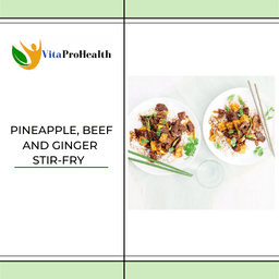 PINEAPPLE, BEEF AND GINGER STIR-FRY